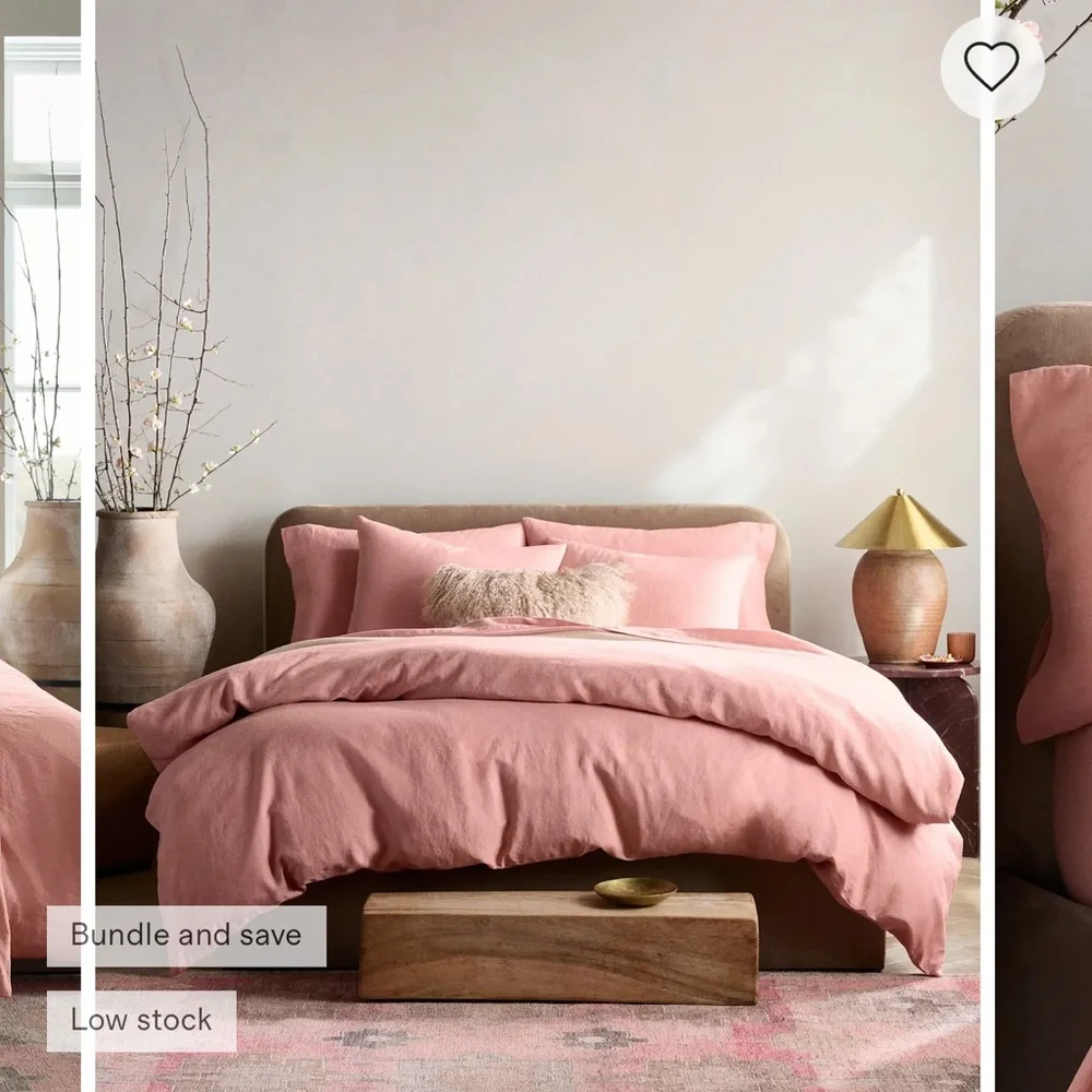 Quince European linen duvet cover